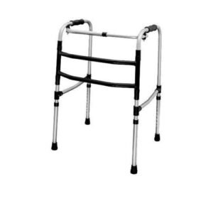Andador Alumínio Articulado Dobrável C/ 3 Barras