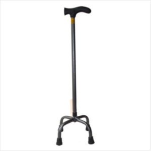 Bengala 4 Pontas Alumínio Cromado Ajustável