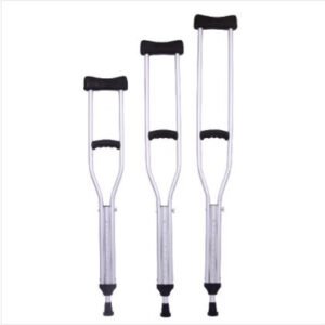 Muleta Axilar Standard Alumínio Anti Ruído - Par